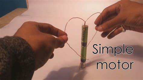 How To Create Simple Electric Motor Youtube