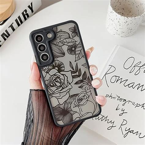 Xizyo For Samsung Galaxy S22 Plus Case Floral Rose Cute Phone Case For Women Girls