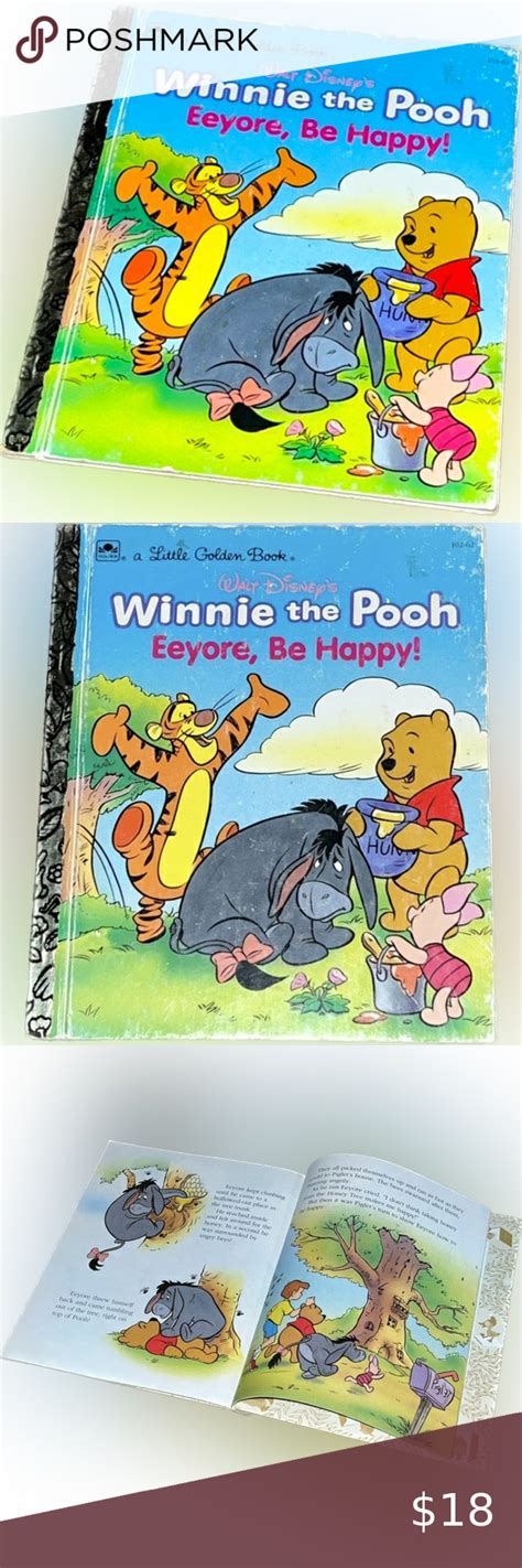 Vintage A Little Golden Book Walt Disney Winnie The Pooh Eeyore Be