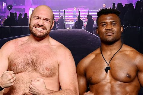 Tyson Fury Beats Francis Ngannou Live Reaction Mma Star Shines And Knocks Down Gypsy King But