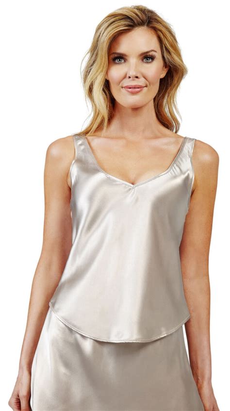 Womens Camisoles With Lace Cotton And Nylon Wide Strap Camisoles