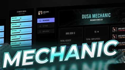 Fivem Script Mechanic Tunerchip Craft Script Qb Esx Dusa