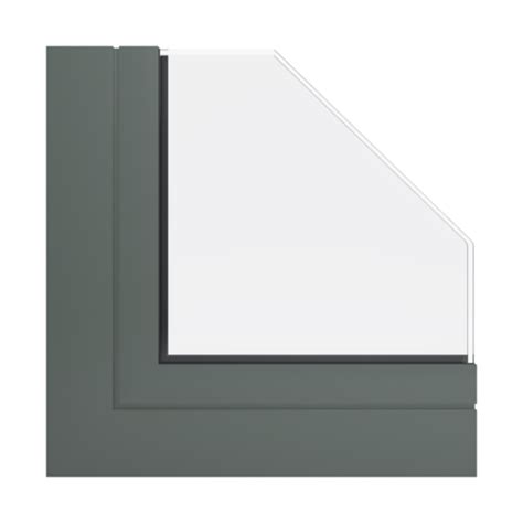 Feneste Windows Colors Aluminum Ral Ral Green Grey