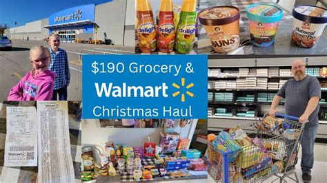 Calais Maine Walmart Grocery Haul Christmas Is Coming Youtube