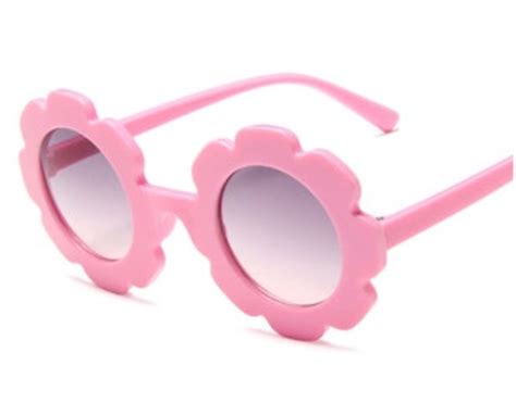 Flower Girl Sunglasses Flower Shaped Sunglasses For Girls Etsy