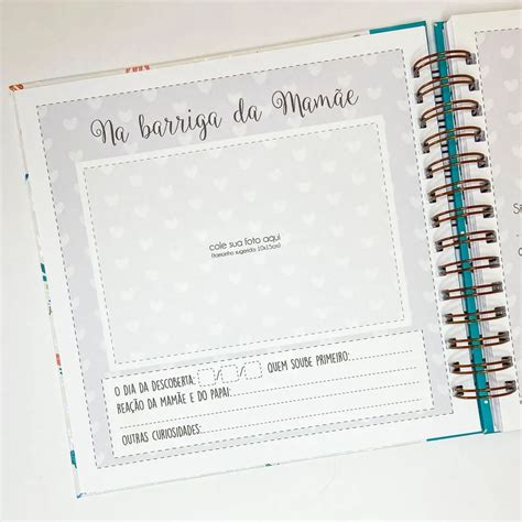 Combo Livro do Bebê Caderneta de Vacinação Minimalista Linho Nude Mellancia Azul