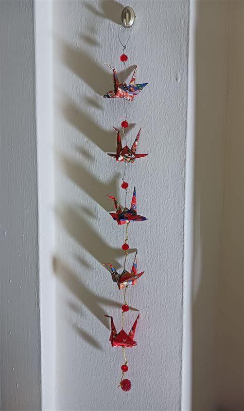 Handmade Origami Crane Garland, 19 - Etsy