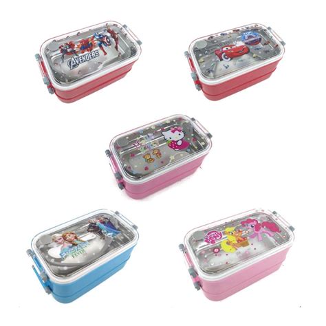 Jual Kotak Makan Tingkat Susun Lunch Box Rantang Bekal Stainless