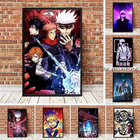 20 Designs Jujustu Kaisen Anime Poster Animation Character Gojo Yuji