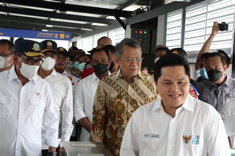 Dampingi Menteri Bumn Dan Menhub Benyamin Resmikan Wajah Baru Stasiun