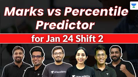 Marks Vs Percentile Predictor For Jan Shift Jee Unacademy