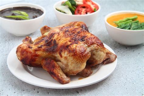 Freshly Cooked Filipino Food Called Lechon Manok Stock Photo Image Of