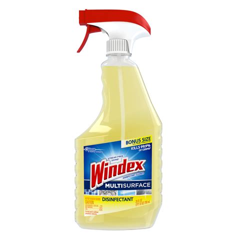 Windex Disinfectant Cleaner Multi Surface Trigger Fluid Ounces