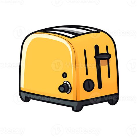 Ai Generated Toaster Icon Cartoon Toaster 33202913 Png