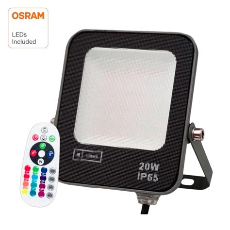 Proiector LED RGB Cu Telecomanda Napoli Chip Osram 20W IP65 EMAG Ro