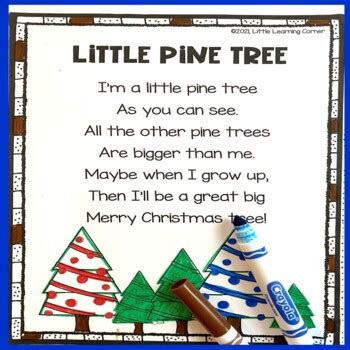 Little Pine Tree - Christmas Poem for Kids by Little Learning Corner