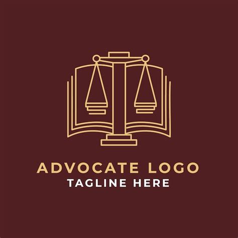 Free Vector | Hand drawn advocate logo design