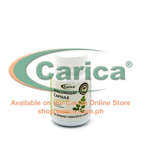 Malunggay Capsules Moringa Oleifera Capsules Carica Herbal