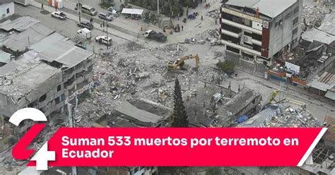 Suman Muertos Por Terremoto En Ecuador Noticias Siete