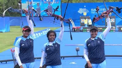 Asian Games Indian Compound Archery Women S Team Clinches Gold Asian