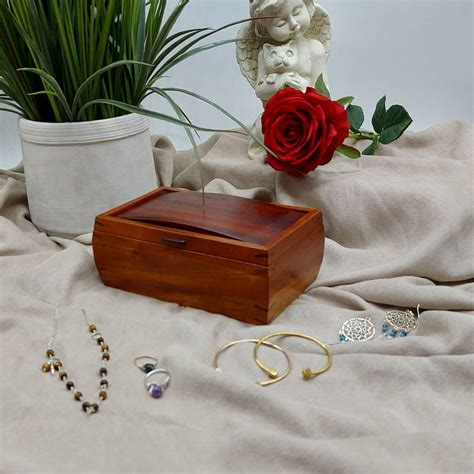 Mahogany And Padauk Keepsake Box Memory Box Jewelry Box Etsy