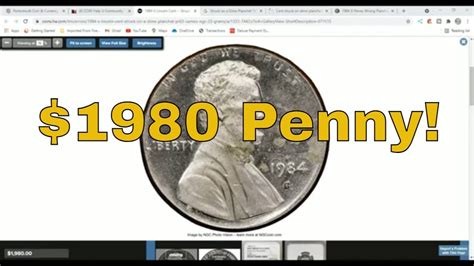 Proof Penny Struck On A Dime Planchet Sold 1 980 How Did This Happen Penny Coin Shop A Dime