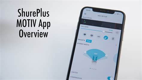 Shure Motiv App Overview YouTube