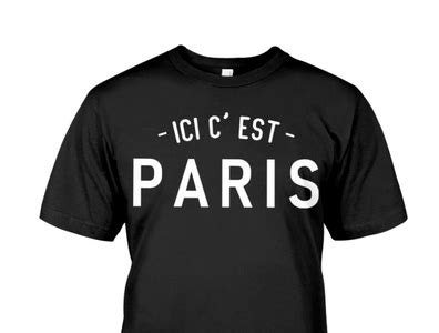 Ici C Est Paris Lionel Messi Black T Shirt By Trending T Shirt Design