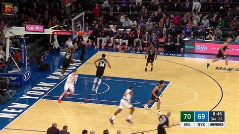 Rd Quarter One Box Video New York Knicks Vs Milwaukee Bucks Youtube