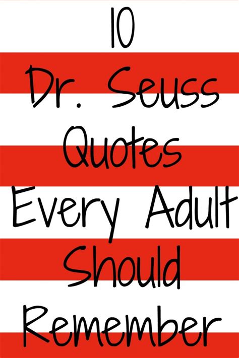 Dr Seuss Book Quotes For Kids