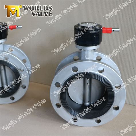 Awwa Standard Asme B1647 Double Flanged Ends Butterfly Valve 150175250psi Wafer Flanged