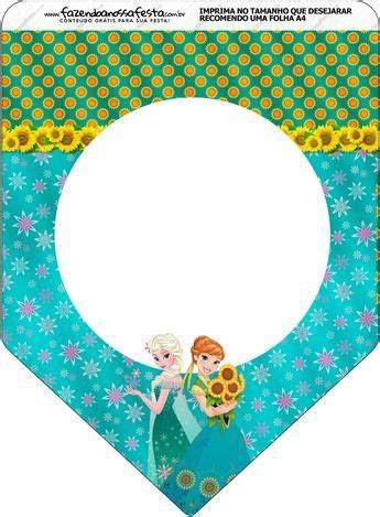 Bandeirinha Varalzinho Frozen Fever Cute Fazendo A Nossa Festa