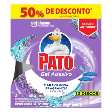 Detergente Sanit Rio Gel Adesivo Lavanda Pato G Cada Unidades