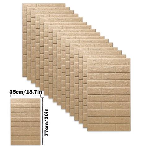 Купить 20 шт. 3D пенопластовые наклейки на стену, панели, кирпичные ...