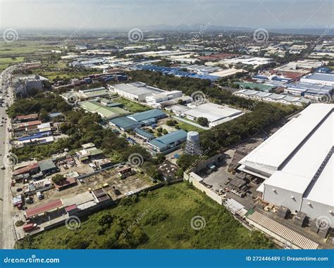 Wide Aerial View of the Cavite Export Processing Zone in Rosario, Cavite, Philippines Stock ...