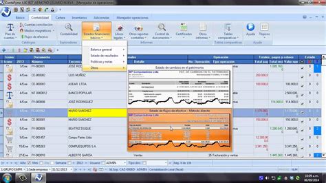 Software Contable Contapyme Paquete Contable Y Financiero Youtube