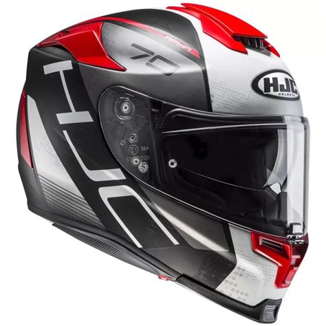 Casque Hjc Rpha Vias Mc Sf Blanc Gris Rouge Casque Int Gral