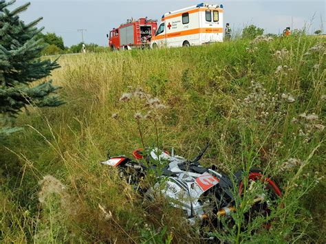 POL PDNW Verkehrsunfall Mit Schwerverletztem Motorradfahrer Reh