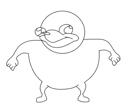 Ugandan Knuckles Pages Coloring Pages