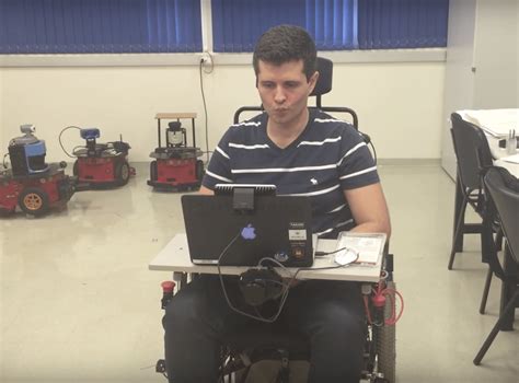 Wheelie Wheelchair Controlled By Facial Expressions Head Movement