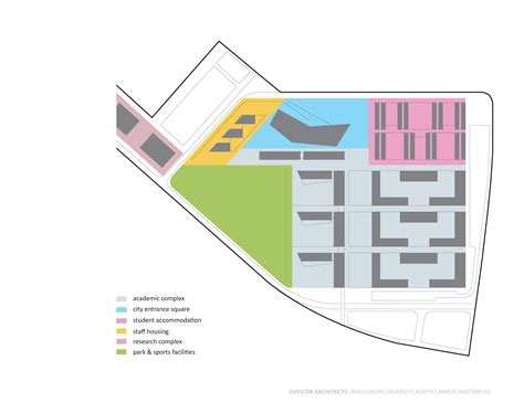 Gallery of BGU University North Campus Master Plan / Chyutin Architects ...