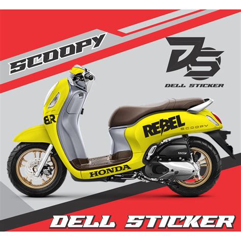 Jual STIKER SCOOPY REBEL STICKER SCOOPY STRIPING SCOOPY