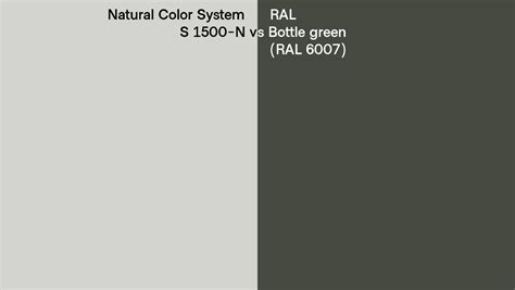 Natural Color System S N Vs Ral Bottle Green Ral Side By