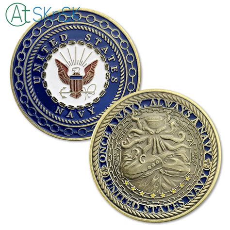 Aliexpress.com : Buy 1PC's United States Navy Challenge Coin Octopus ...