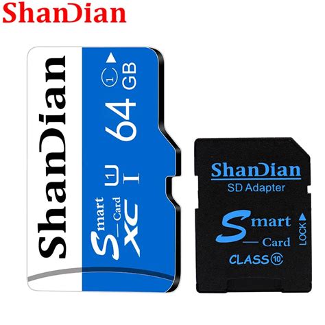 Shandianスマートsdカードclass10 Tfカード128ギガバイト16ギガバイト32ギガバイト64ギガバイト8ギガバイト80メガバイト 秒メモリカード Micro Sdカード