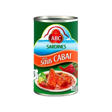 Jual Sardines ABC 425gr Cabai Tomat Shopee Indonesia