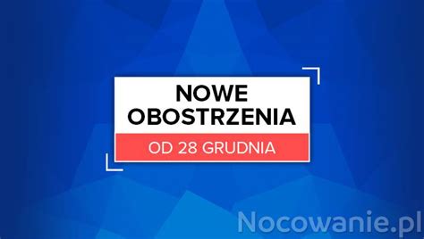 Nowe obostrzenia i zasady bezpieczeństwa od 28 grudnia