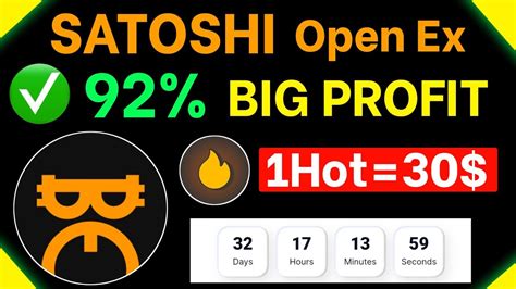 Satoshi App Oex Mining Big Profit 🎉 Hotcoin Mining Total Supply Hot