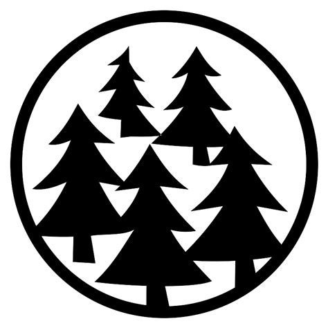 Circle Forest Vector Svg Icon Svg Repo