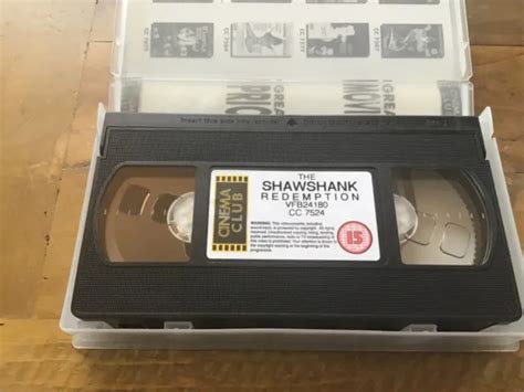 THE SHAWSHANK REDEMPTION VHS Video Tape Cassette Movie Cult Classic